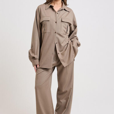 Ode Gal Tailored Pant Natural