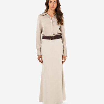 FORCAST Caris Flared Maxi Skirt