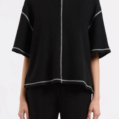 Nude Lucy Sutton Tee Linen Black