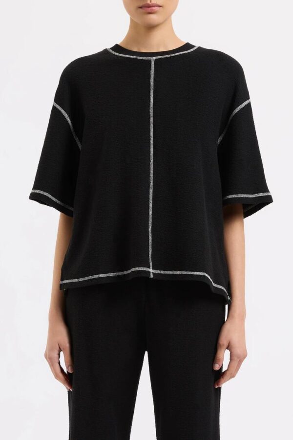 Nude Lucy Sutton Tee Linen Black