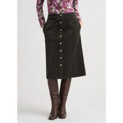 David Lawrence Cove Corduroy Skirt