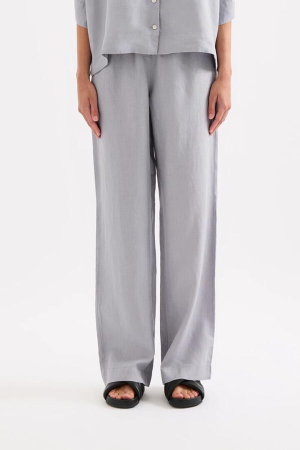 Nude Lucy Lounge Linen Pant Linen Blue