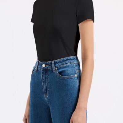 Nude Lucy Organic Baby Tee Cotton Black