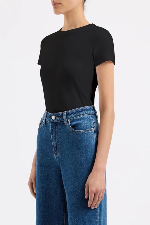 Nude Lucy Organic Baby Tee Cotton Black