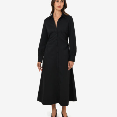 FORCAST Lune Ruched Shirt Dress