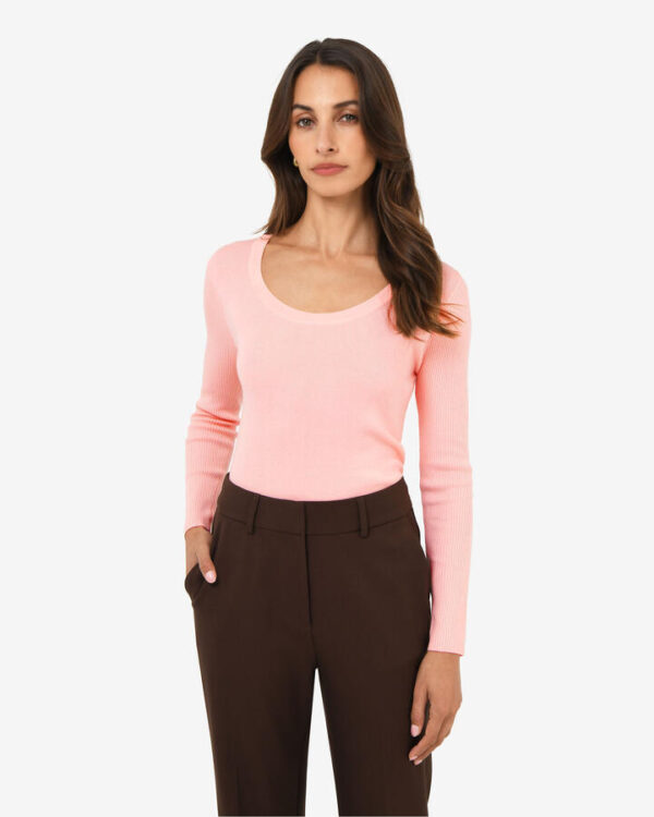 FORCAST Samira Scoop Neck Knit