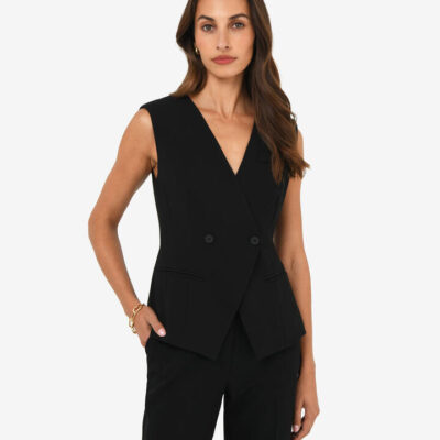 FORCAST Nikki Collarless Vest