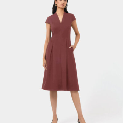 FORCAST Juno Panel Ponte Dress