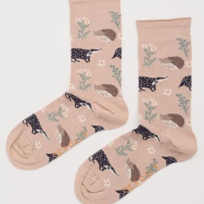 SEASALT WOODLAND FLOOR ARTY SOCKS