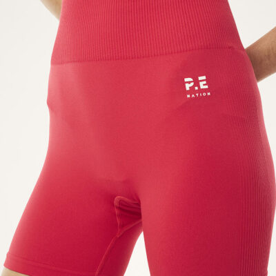 P.E Nation Restore Seamless 5" Bike Short Strawberry