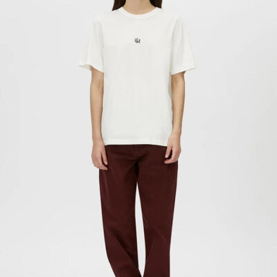 Camilla And Marc Lyra Logo Tee Soft White