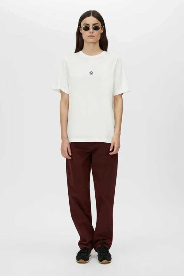 Camilla And Marc Lyra Logo Tee Soft White
