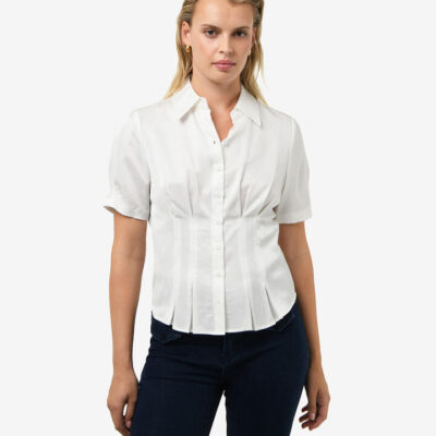 FORCAST Paige Short Sleeve Blouse