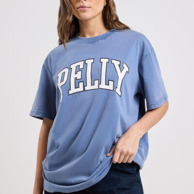 Ena Pelly Jessie Oversized Tee Indigo Wash