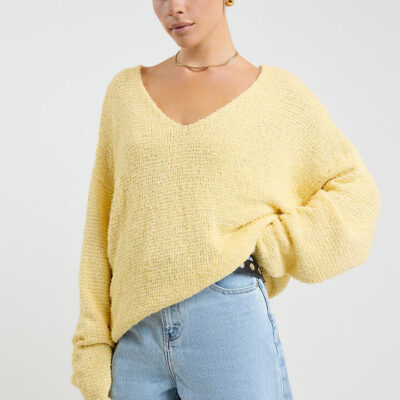 Zulu And Zephyr Butter Textured Knit Jumper