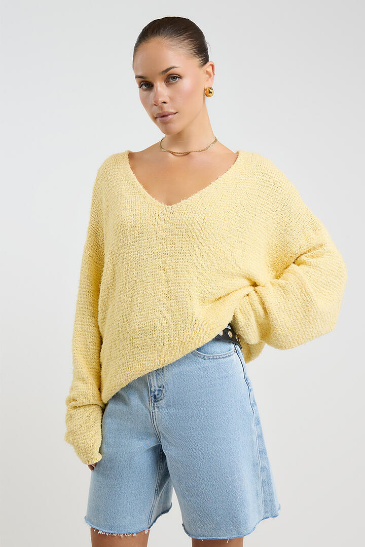 Zulu And Zephyr Butter Textured Knit Jumper - Miss Nelly