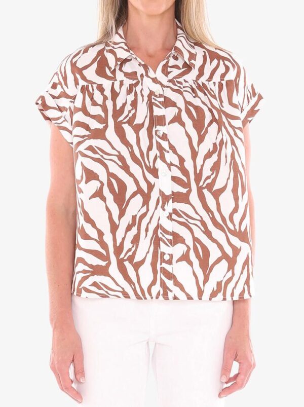 JUMP ZEBRA MONO SHIRT