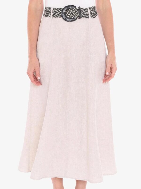 JUMP BELTED PANEL SKIRT
