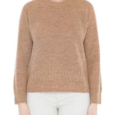 JUMP CABLE RAGLAN KNIT