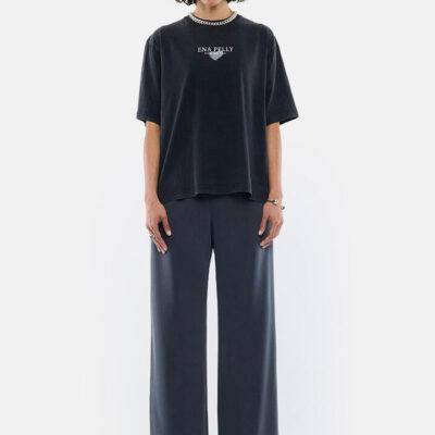 Ena Pelly Pelly Heart Tour Tee Vintage Black