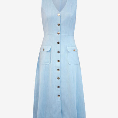 FORCAST Valena Tweed Midi Dress