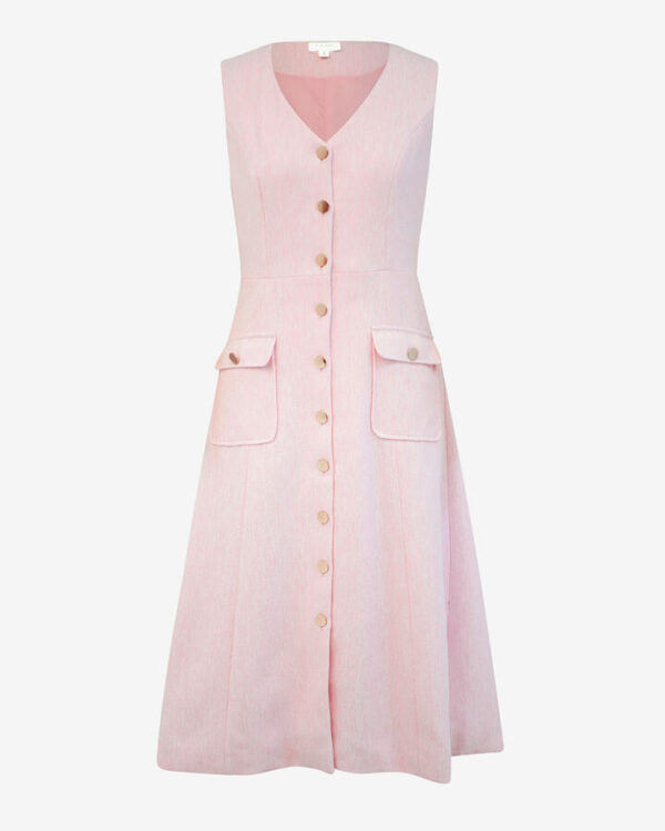 FORCAST Valena Tweed Midi Dress