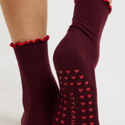 Stylerunner Frill Studio Sock Berry/Fire