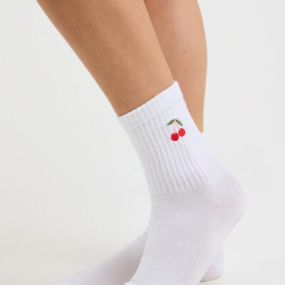Stylerunner Cherry Crew Sock