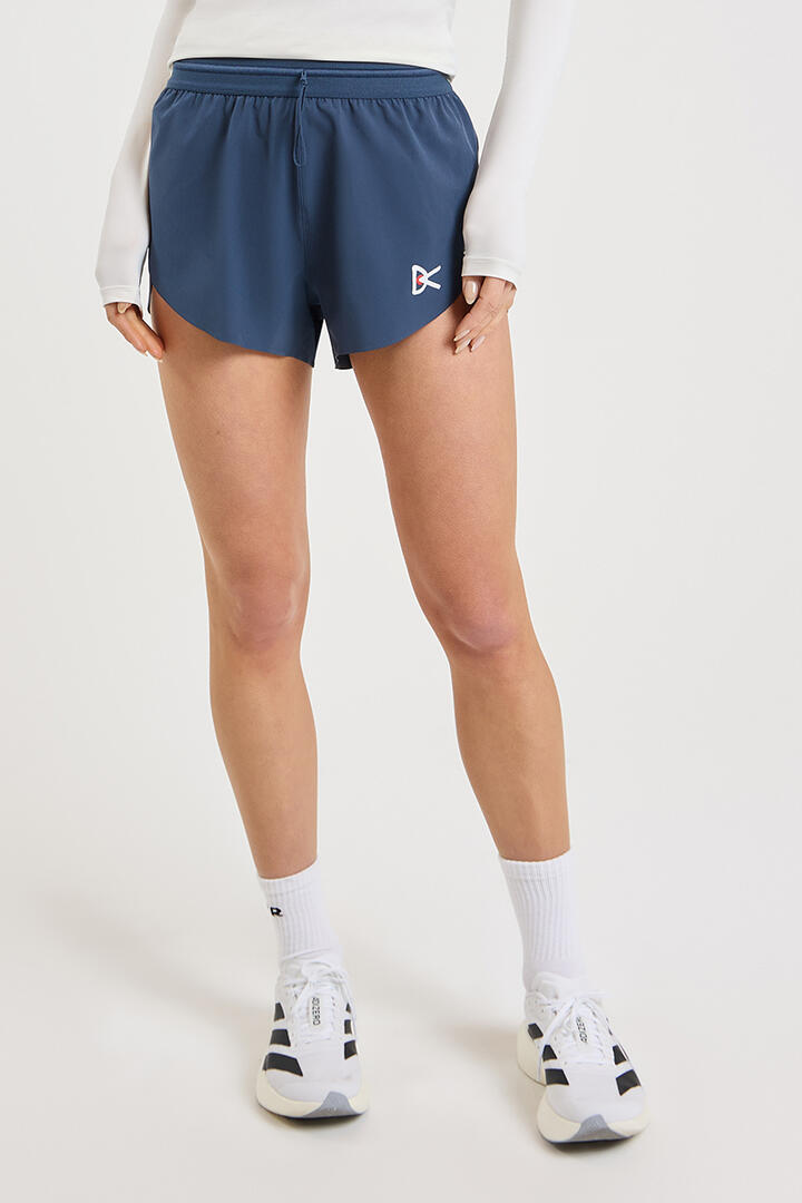 District Vision 3" Split Shorts Indigo - Miss Nelly