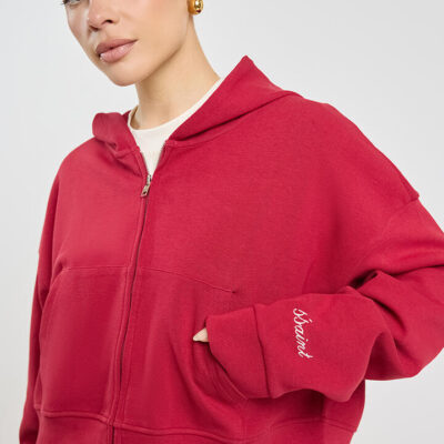 Sśaint Zip Jacket Cherry
