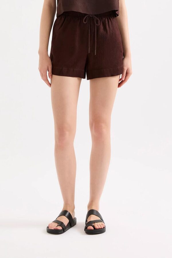 Nude Lucy Blake Linen Short Linen Brown