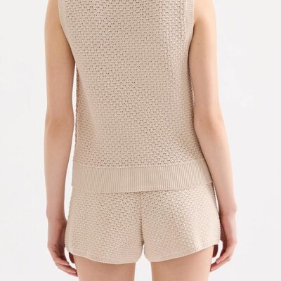 Nude Lucy Frazer Knit Tank Cotton Cream