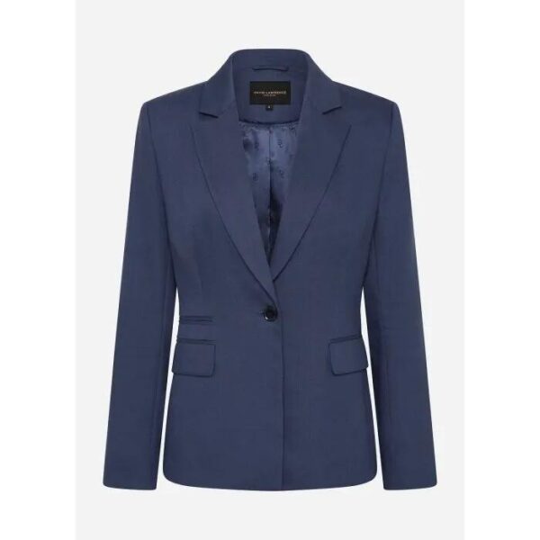 David Lawrence Chaya Longline Linen Blazer