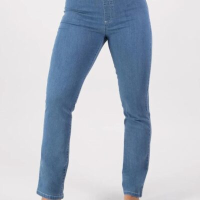 VASSALLI DENIM SLIM LEG PULL ON PANT