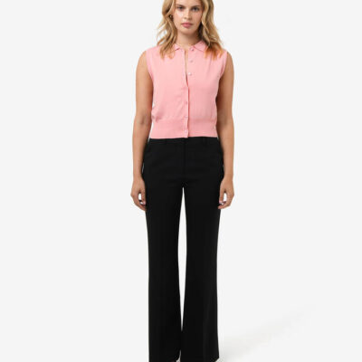 FORCAST Collins Collar Knit Top