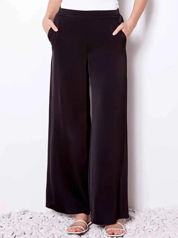 UP! BELIZE SATIN WIDE LEG PANT