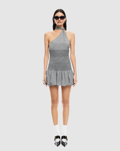 Lioness Un Tutu Mini Dress Onyx Gingham