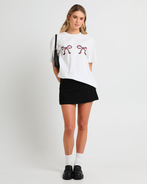 Alice In The Eve Femme Bow Oversized T-Shirt