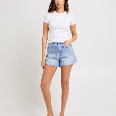 Rollas Mirage Denim Shorts Helena