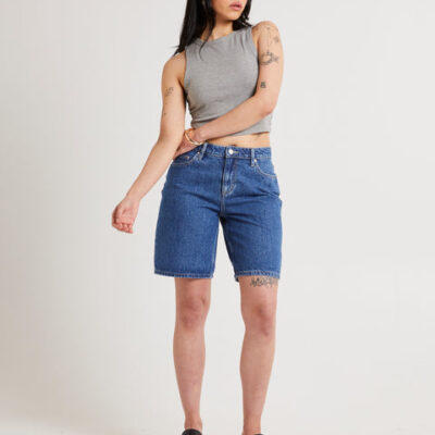 Lee Mid Baggy Denim Shorts