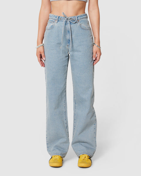 Abrand Carrie Denim Jeans Tie Dixie