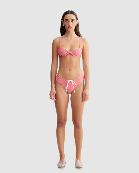 Lioness Gingham Daydream Bikini Top