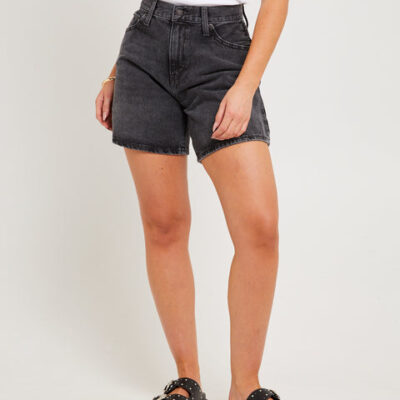 Levis High Baggy Denim Shorts