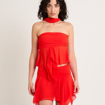Alice In The Eve Daphony Chiffon Wrap Top