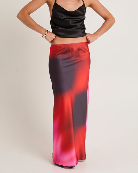 Alice In The Eve Vila Ombre Slip Maxi Skirt