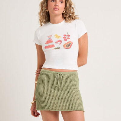 Subtitled Piet Graphic Mini T-Shirt