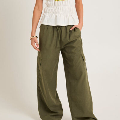 Subtitled Mia Drap Cargo Pants
