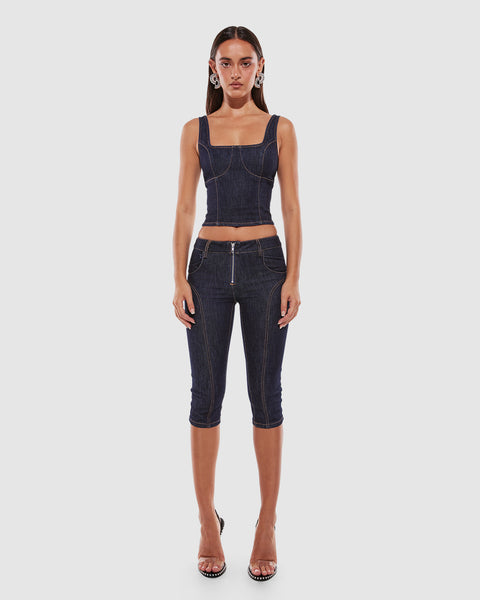 By Dyln Hannah Denim Top