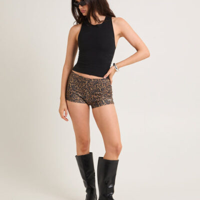Insight Leopard Jersey Shorts