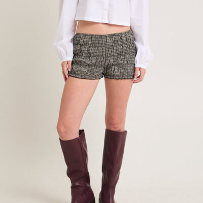 Subtitled Gabby Gingham Bloomer Shorts